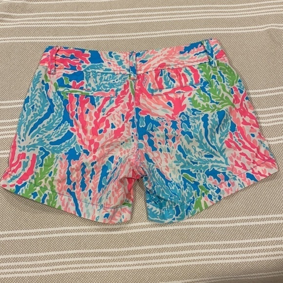 Lilly Pulitzer The Callahan Coral Print Shorts - Picture 8 of 14